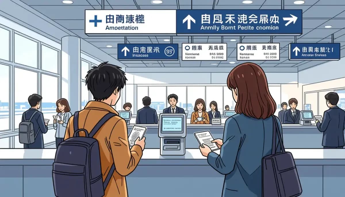 Thủ tục nhập cảnh tại sân bay Nhật Bản