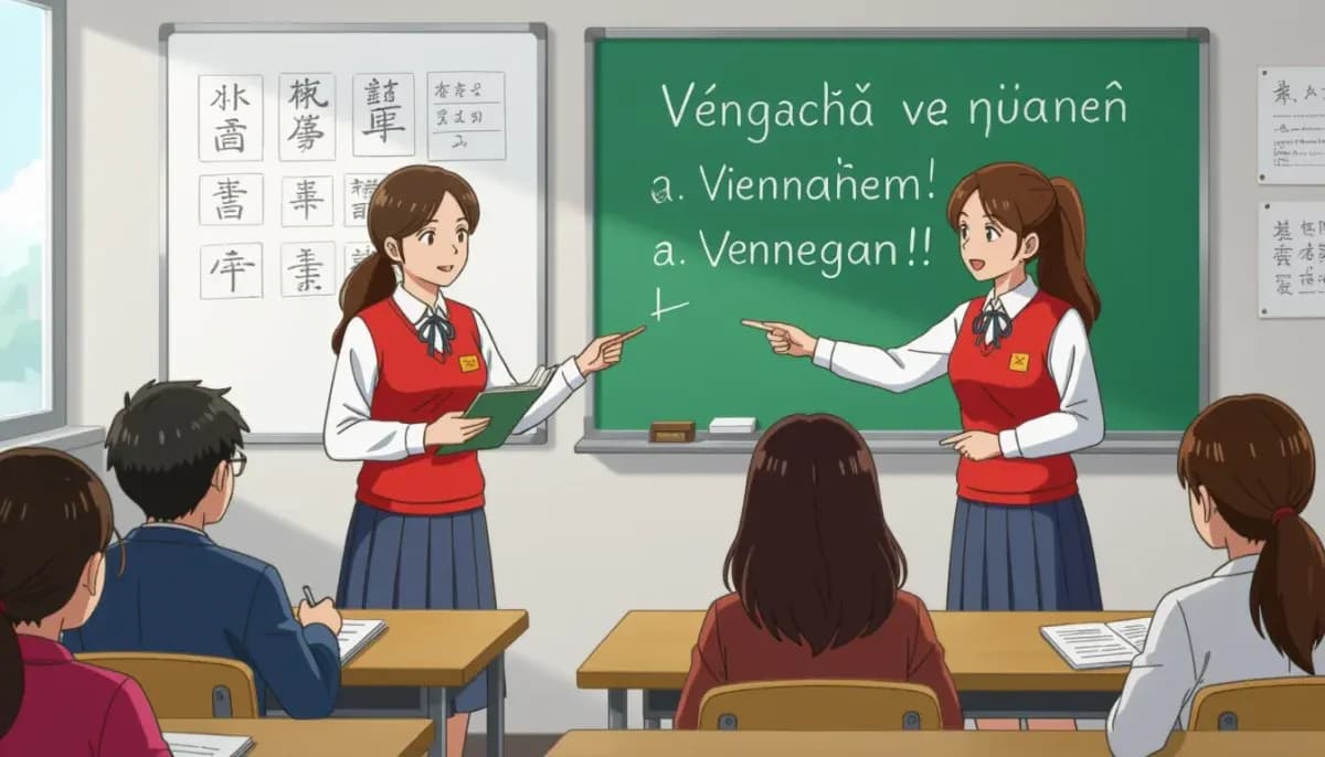 Dạy tiếng Việt và tiếng Anh tại Nhật Bản