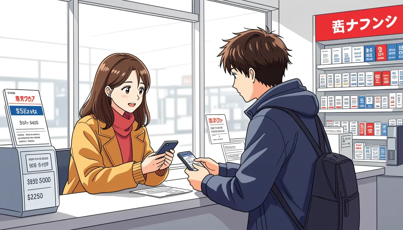 Đăng Ký SIM Card tại Nhật: Chọn Nhà Mạng Nào? - illustration for Mở tài khoản ngân hàng và SIM ngay khi đến Nhật