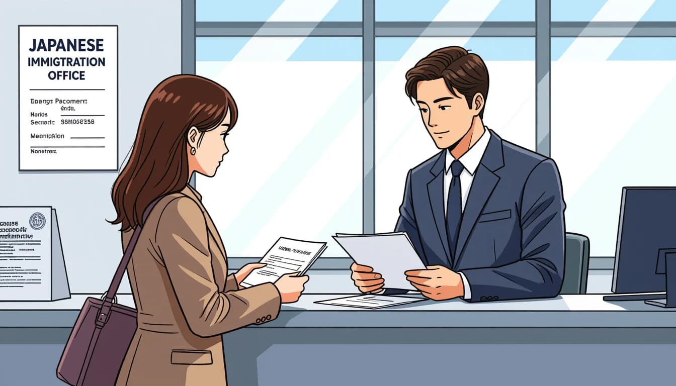 Câu Hỏi Thường Gặp - illustration for Thay đổi tư cách lưu trú tại Nhật Bản