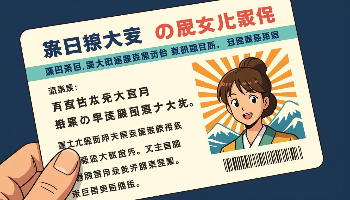 Câu Hỏi Thường Gặp - illustration for Thẻ cư trú (Zairyu Card) - Hướng dẫn sử dụng