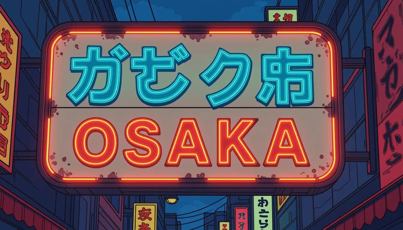 Ngữ Pháp Kansai-ben: Những Điểm Khác Biệt Chính - illustration for Phương ngữ Kansai (Kansai-ben) cơ bản