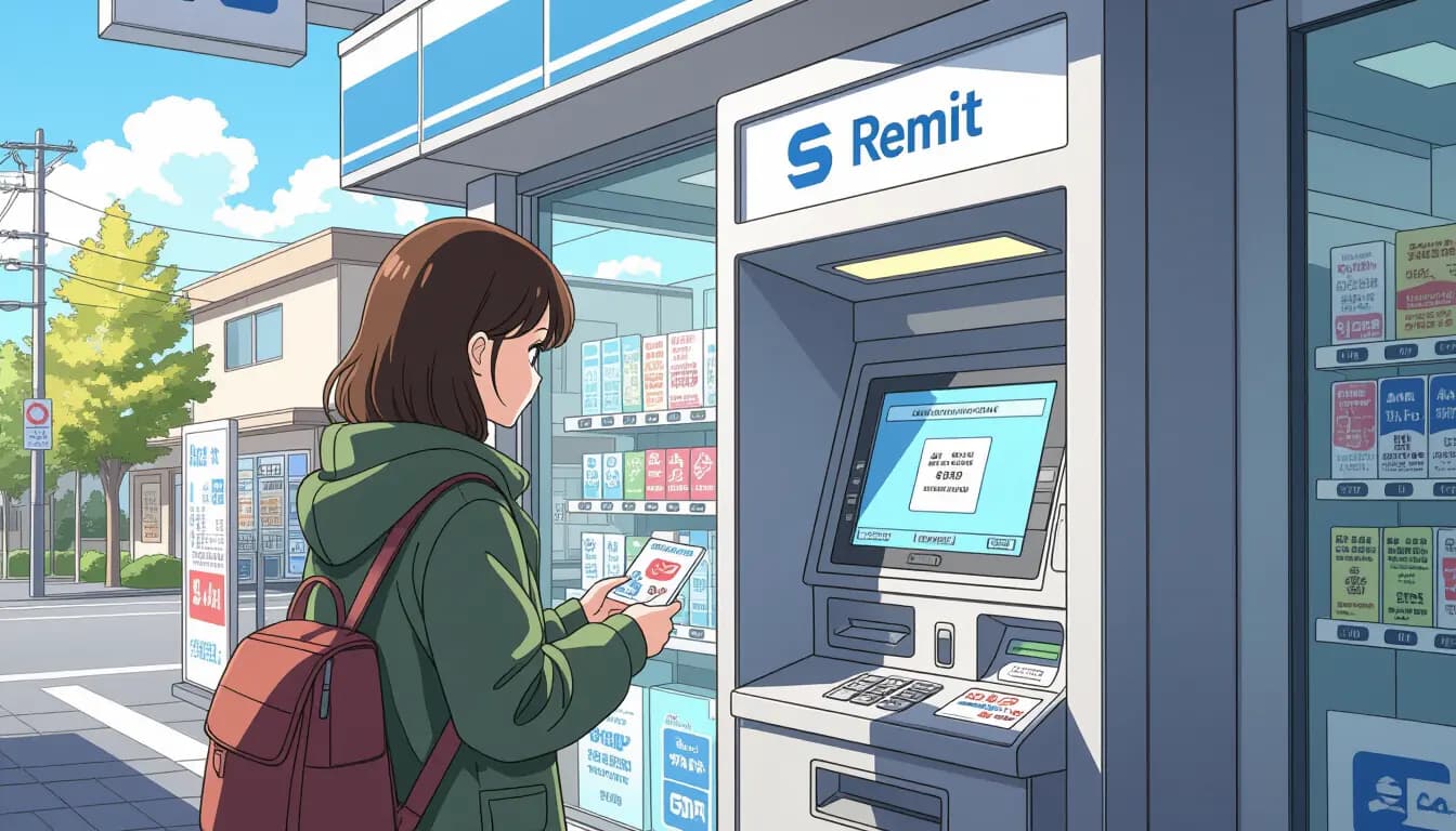 Cách Chuyển Tiền Qua ATM Lawson 24/7 - illustration for Chuyển tiền qua SBI Remit từ Nhật Bản