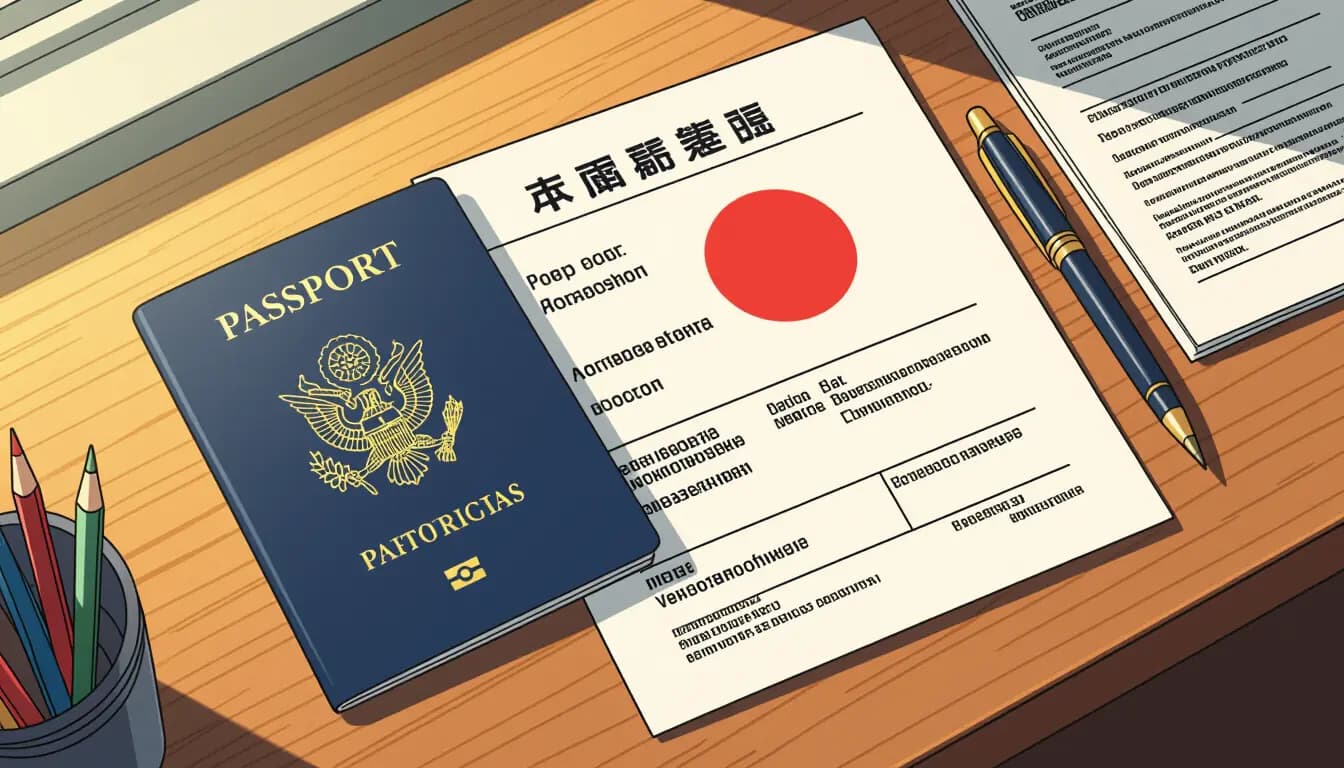 7. Quy Trình Xin Visa và Những Lưu Ý Quan Trọng - illustration for Các loại visa Nhật Bản dành cho người nước ngoài