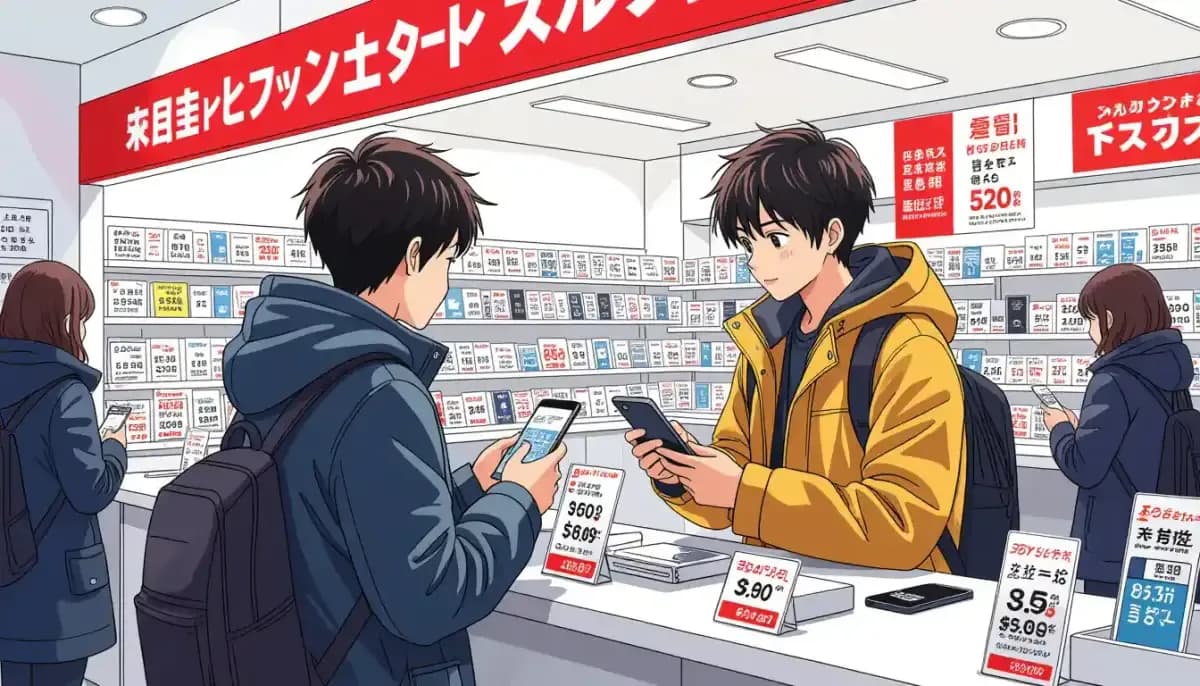 Mua điện thoại tại Nhật Bản - iPhone và Android