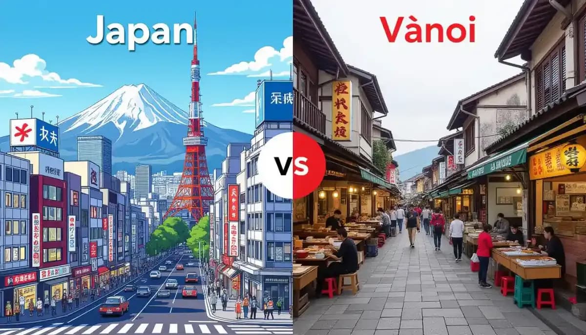 So sánh chi phí sinh hoạt Nhật Bản và Việt Nam