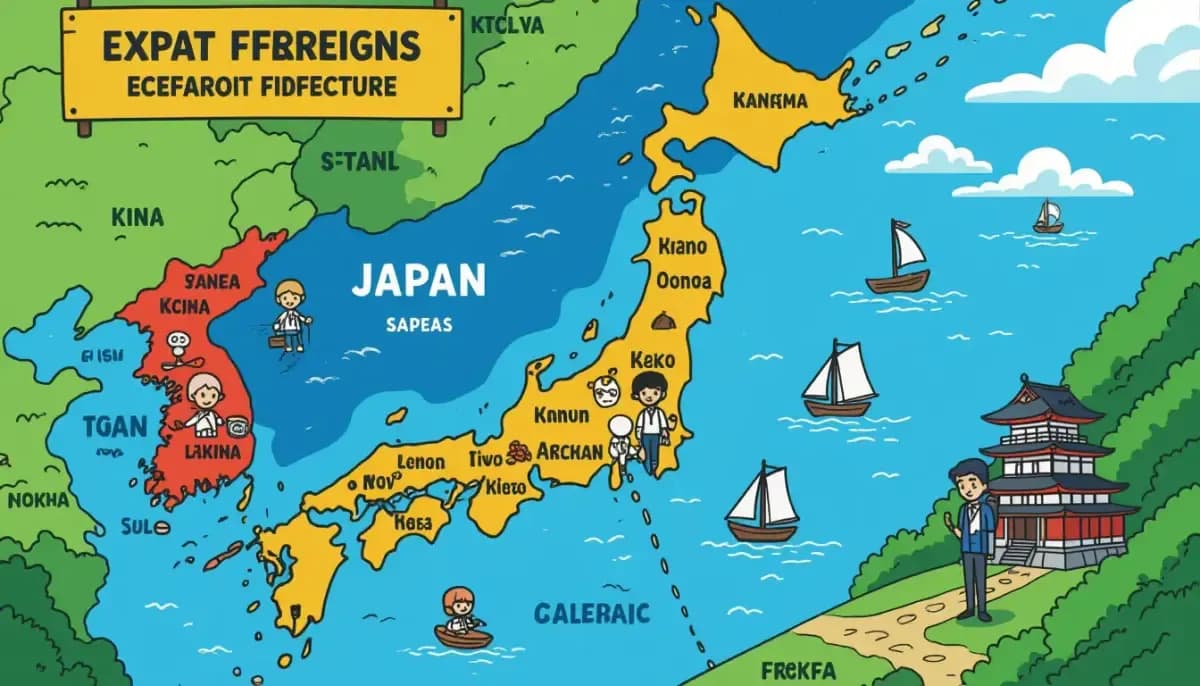 Sống ở các tỉnh và thành phố khác tại Nhật Bản