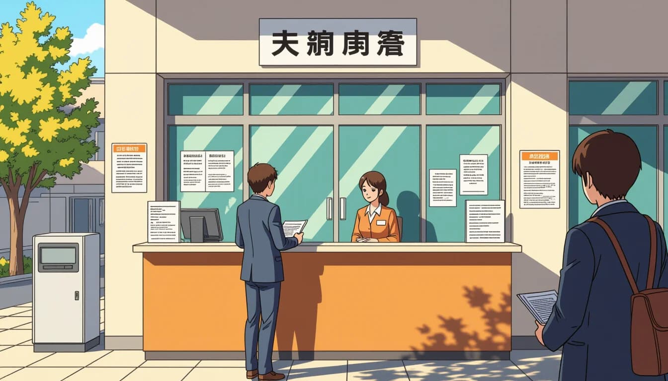 Các Thủ Tục Chính Tại Kuyakusho - illustration for Thủ tục hành chính tại quận/phường Tokyo