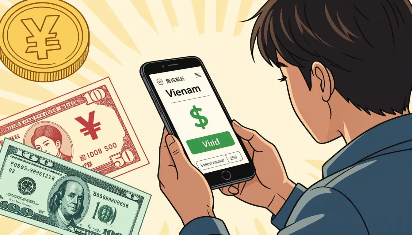 Bảng So Sánh Chi Tiết Các Dịch Vụ Chuyển Tiền - illustration for So sánh các dịch vụ chuyển tiền từ Nhật về Việt Nam