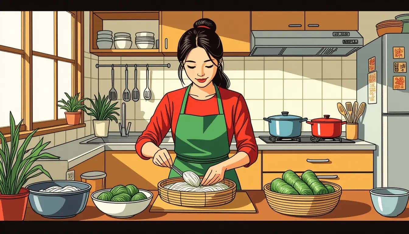 Tìm Mua Nguyên Liệu Nấu Tết Tại Nhật Bản - illustration for Nấu các món ăn Tết Việt Nam tại Nhật