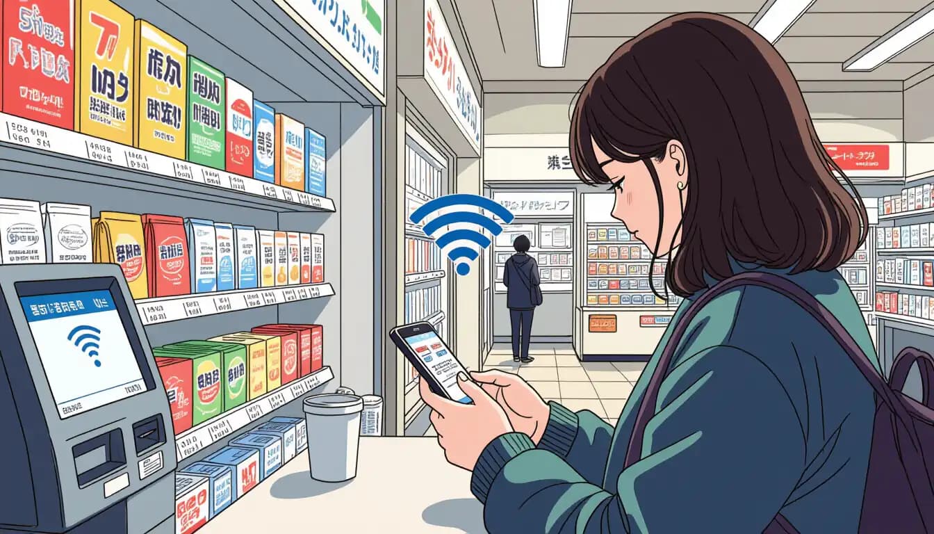 Các Địa Điểm WiFi Miễn Phí Phổ Biến tại Nhật Bản - illustration for WiFi miễn phí tại Nhật Bản - Các điểm truy cập