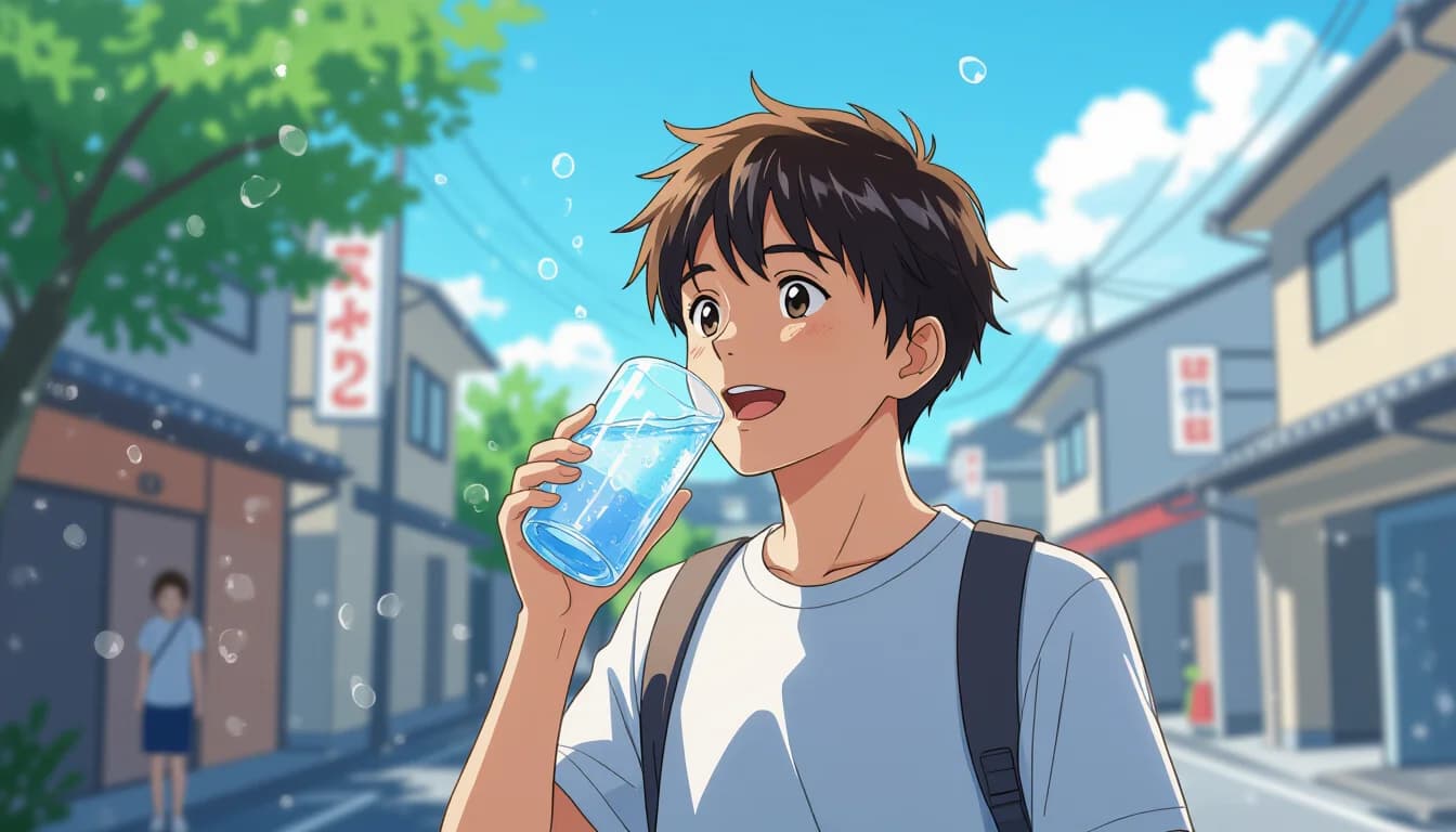 Chiến lược phòng chống say nắng hiệu quả trong mùa hè Nhật - illustration for An toàn trong mùa nóng và mùa lạnh tại Nhật