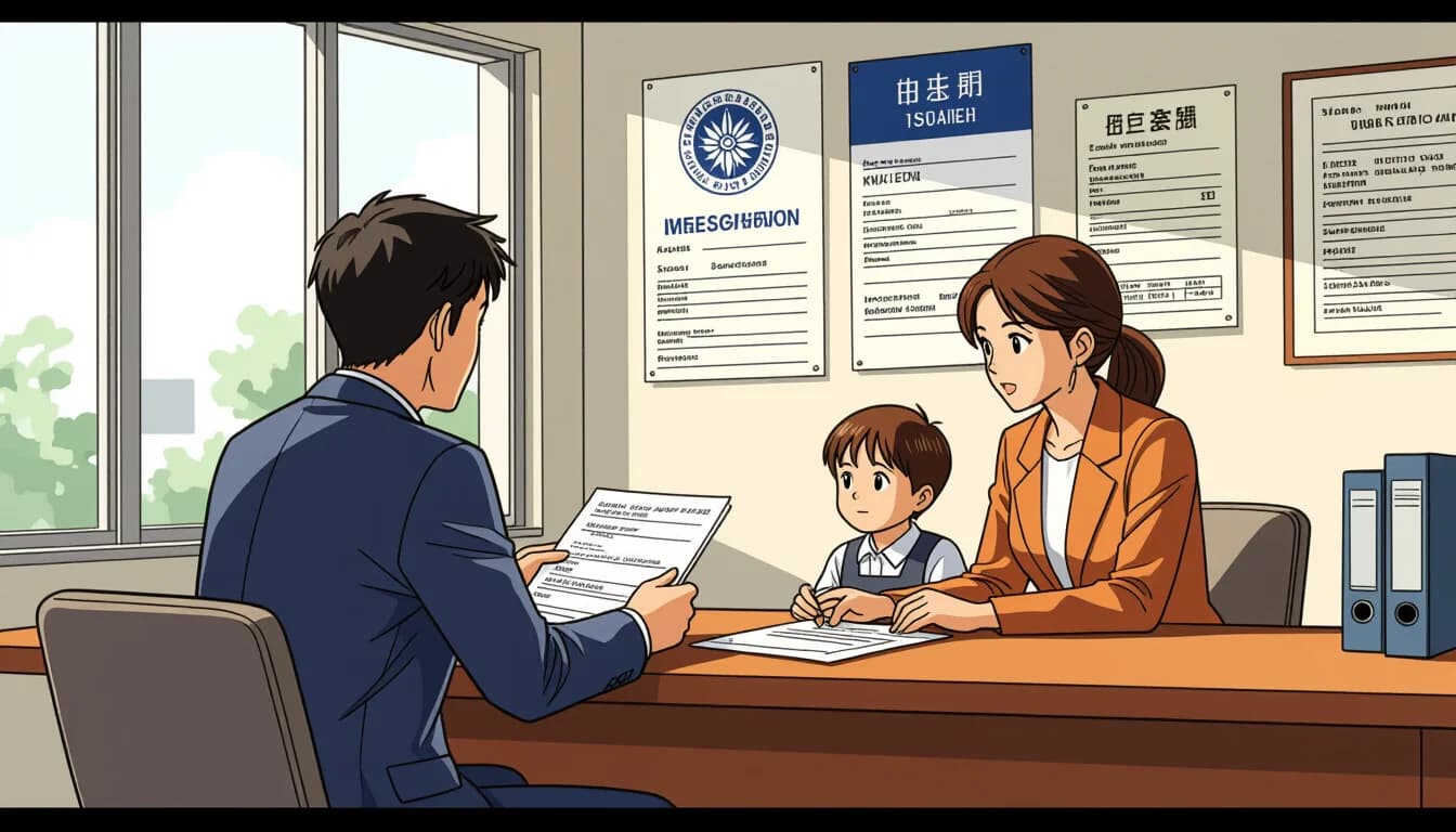 Hồ Sơ Cần Chuẩn Bị - illustration for Visa phụ thuộc cho gia đình tại Nhật Bản