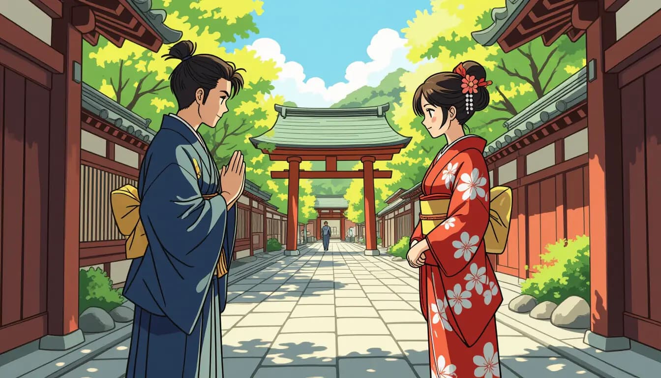 Tạm Biệt Kiểu Nhật - Không Chỉ Là "Sayonara" - illustration for Cách chào hỏi và giao tiếp tại Nhật Bản