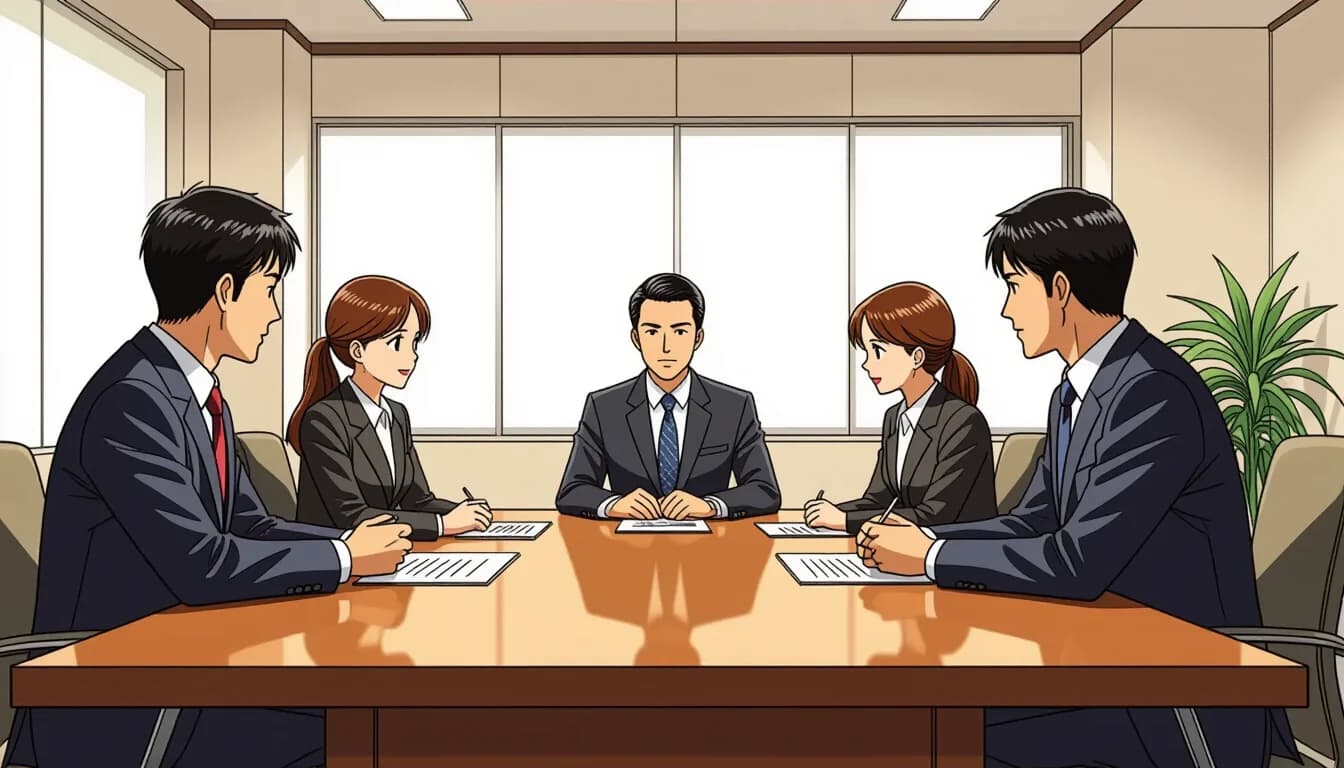 Bảng Động Từ Keigo Thiết Yếu Trong Công Việc - illustration for Kính ngữ (Keigo) - Tiếng Nhật lịch sự trong công việc