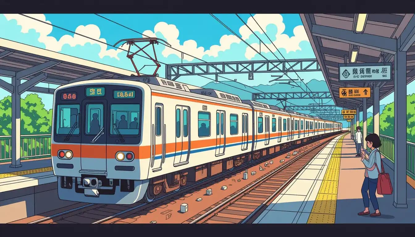 Những Điều Cần Biết Khi Sử Dụng Tàu Điện - illustration for Cách đọc bản đồ tàu điện tại Nhật Bản