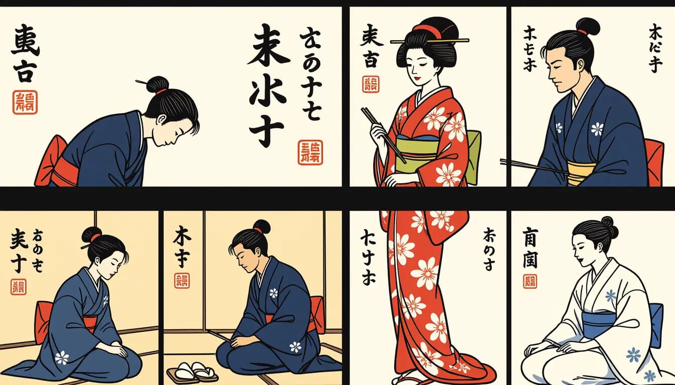 Những Điều Cấm Kỵ Khác Cần Lưu Ý - illustration for Những điều cấm kỵ tại Nhật Bản