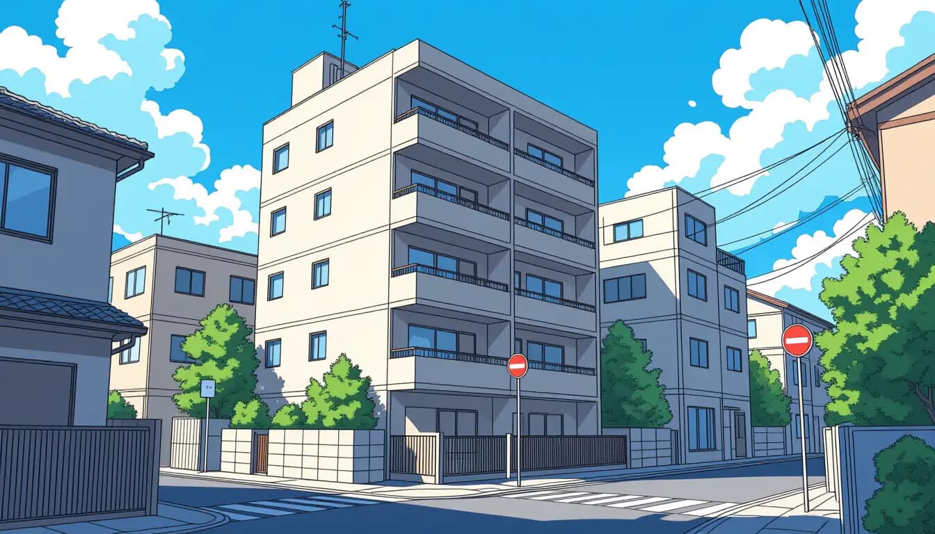 Apato (アパート) – Nhà Tập Thể Giá Rẻ - illustration for Các loại nhà ở tại Nhật Bản - Mansion, Apato, Share House