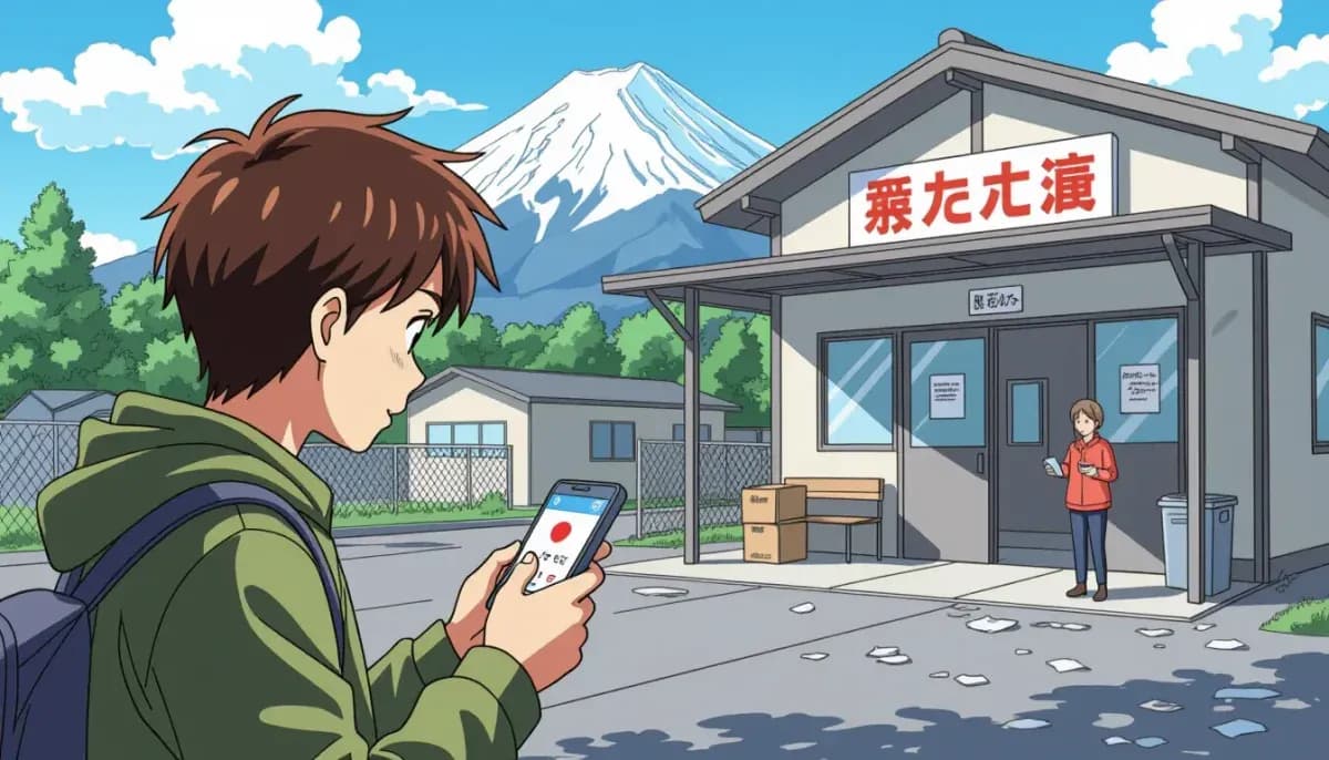 Liên lạc với gia đình khi có thiên tai tại Nhật