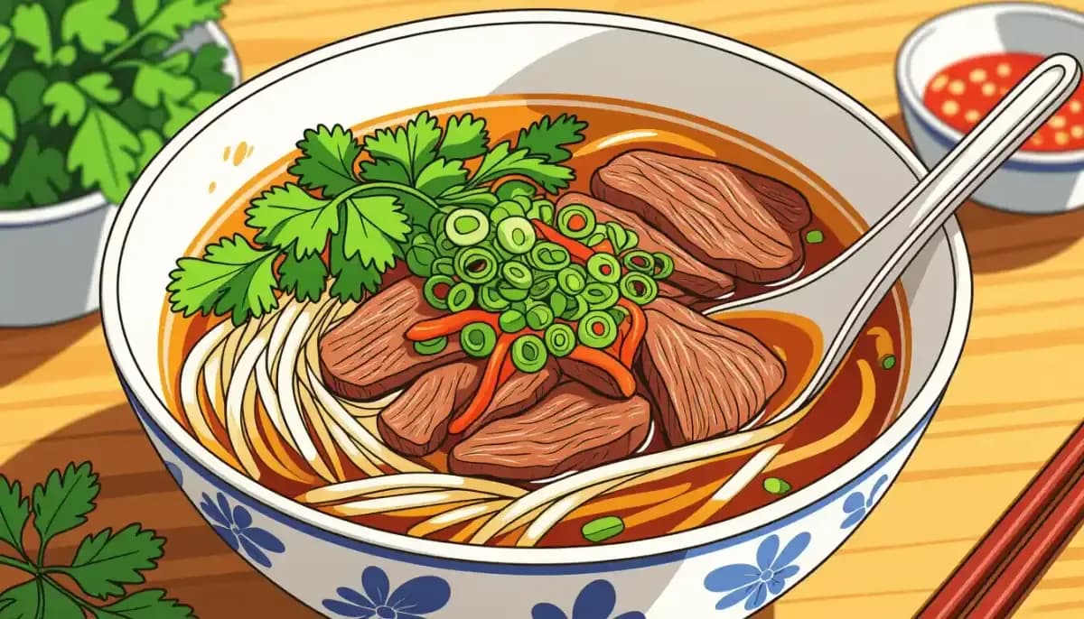 Nấu bún bò Huế và các món bún tại Nhật