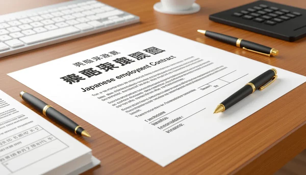 Hợp đồng lao động Nhật Bản - Các điều khoản quan trọng