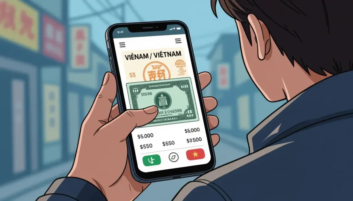 Chi phí và phí chuyển tiền từ Nhật Bản