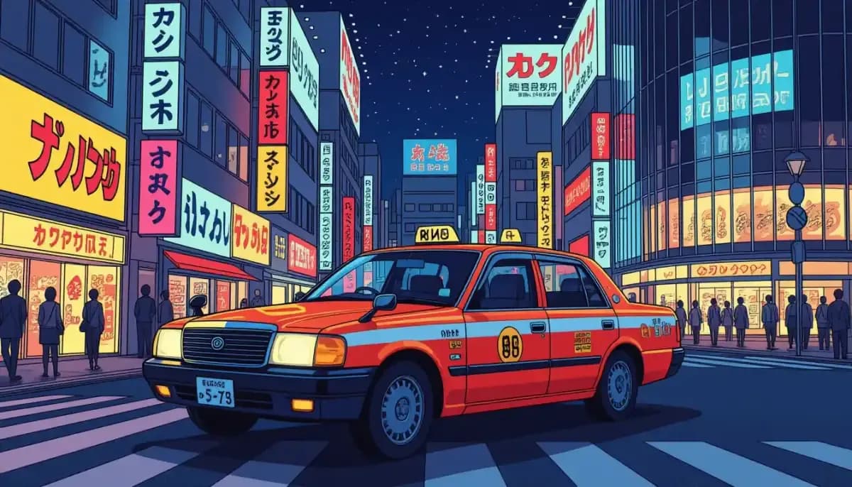 Taxi và dịch vụ đi chung tại Nhật Bản