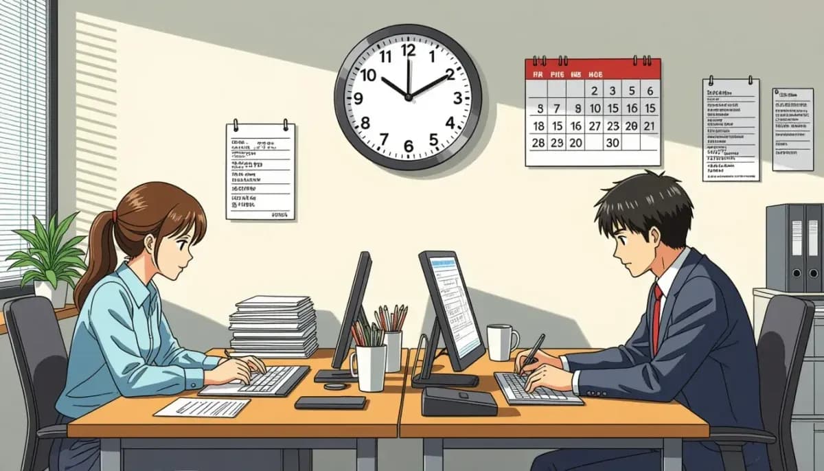 Giờ làm việc và quy định nghỉ phép tại Nhật